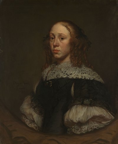 Portret van een vrouw door Pieter van Anraedt