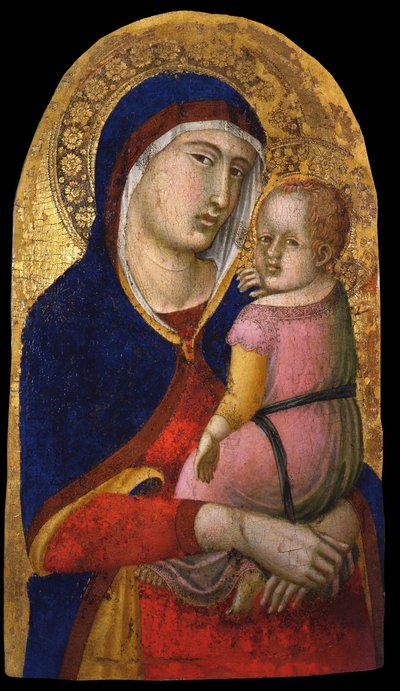 Madonna met Kind, ca. 1340 door Pietro Lorenzetti