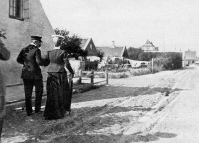 Landing in Skagen, Denemarken, 1908 door Queen Alexandra