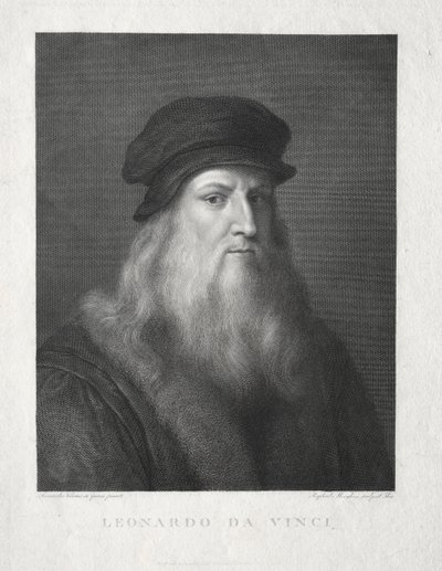 Leonardo da Vinci door Raffaello Morghen