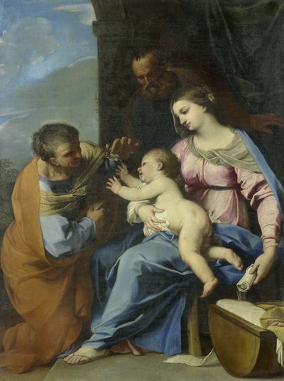 De Heilige Familie door Raffaello Vanni (attributed to)