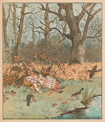 De kindertjes in het bos door Randolph Caldecott