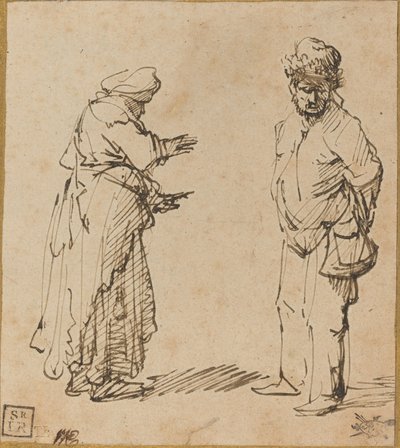 Bedelaar Man en Vrouw door Rembrandt van Rijn