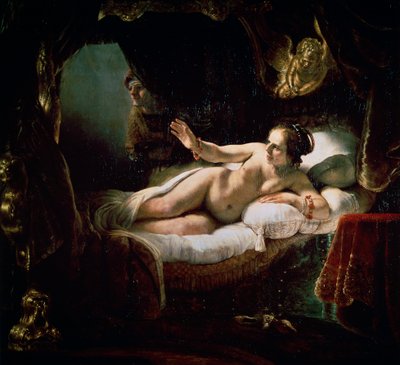 Danaë door Rembrandt van Rijn