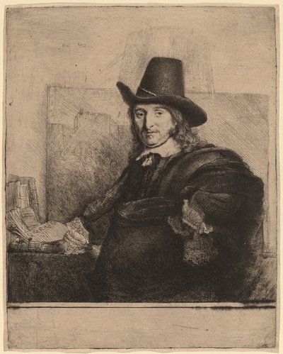 Jan Asselijn door Rembrandt van Rijn