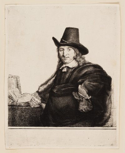 Jan Asselijn, schilder door Rembrandt van Rijn