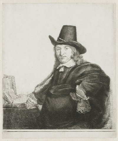 Jan Asselijn, schilder door Rembrandt van Rijn