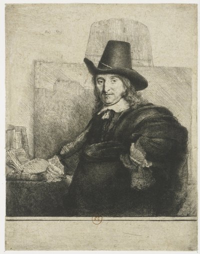 Jan Asselijn, schilder door Rembrandt van Rijn