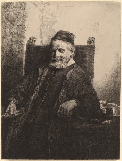 Jan Lutma door Rembrandt van Rijn