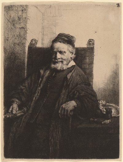 Jan Lutma door Rembrandt van Rijn