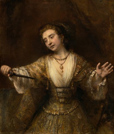 Lucretia door Rembrandt van Rijn