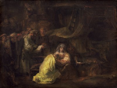 De besnijdenis, 1661 door Rembrandt van Rijn