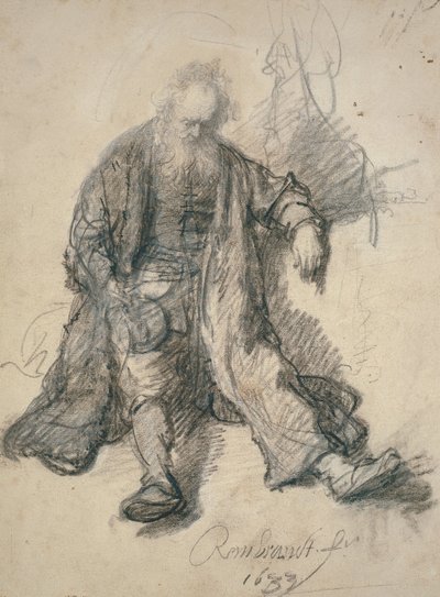 De Dronken Lot door Rembrandt van Rijn