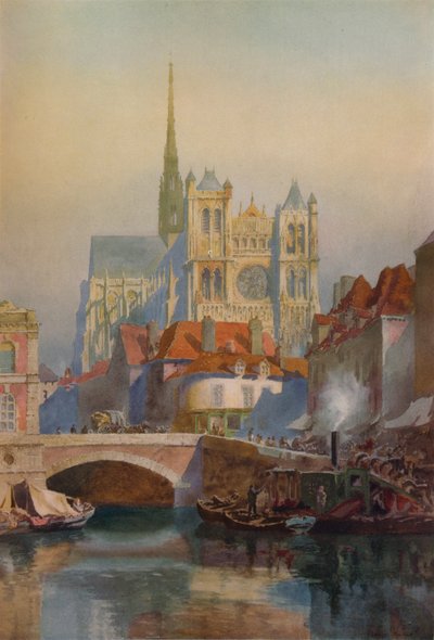 Kathedraal van Amiens, ca. 1903, 1938 door Richard Henry Wright