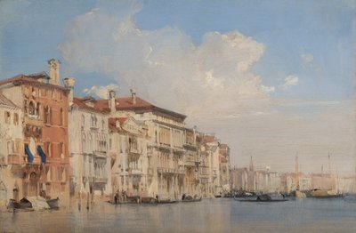 Groot Kanaal, Venetië door Richard Parkes Bonington