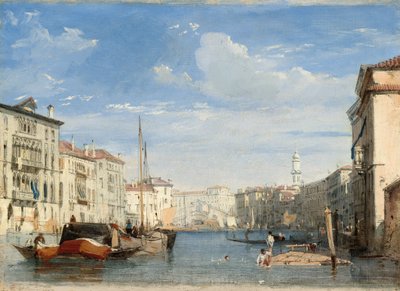 Het Canal Grande door Richard Parkes Bonington