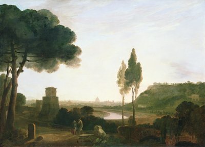 Rome en de Ponte Molle door Richard Wilson