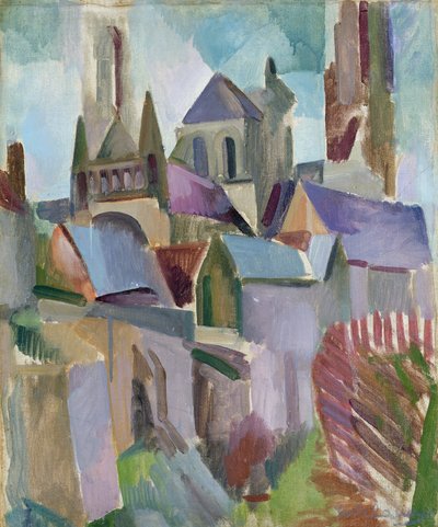 Toren van Laon door Robert Delaunay