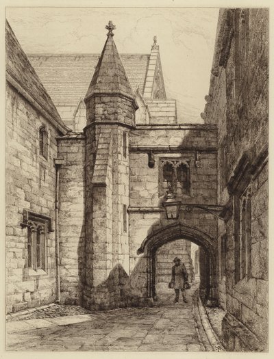 Merton College door Robert Kent Thomas