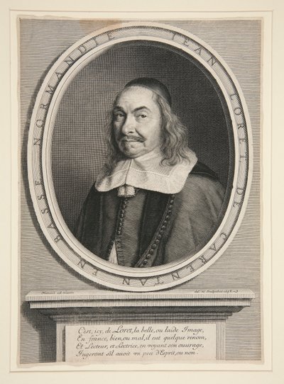 Jean Loret (1595-1665) Franse schrijver door Robert Nanteuil