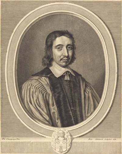 Charles Benoise door Robert Nanteuil after Philippe de Champaigne