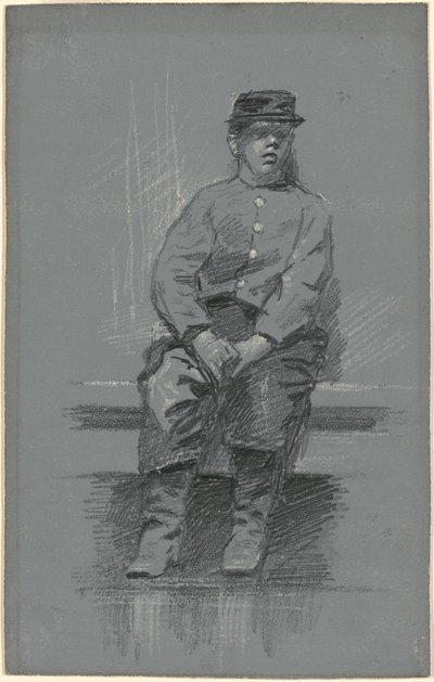 De Cadet door Robert William Vonnoh