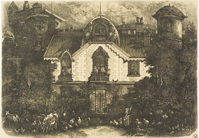 Het Betoverde Huis door Rodolphe Bresdin