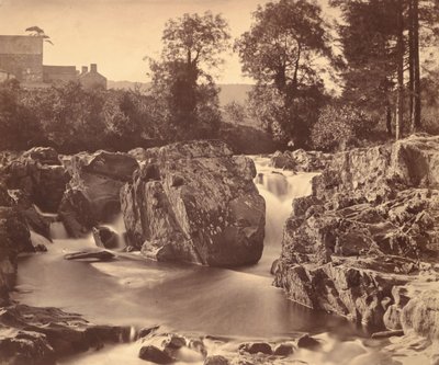 Watervallen van de Llugwy, bij Pont-y-Pair, 1857 door Roger Fenton