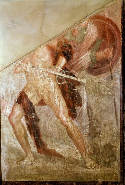 Achilles (fresco) door Roman