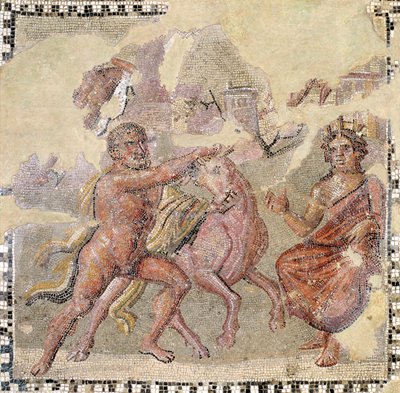 Herakles met de Kretenzische Stier, Ostia door Roman