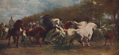 De paardenmarkt, 1855, ca. 1915 door Rosa Bonheur