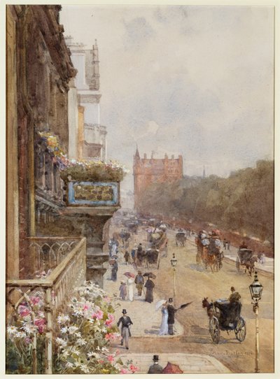 Piccadilly, 1894 door Rose Maynard Barton