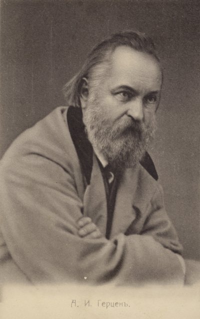 Alexander Herzen (1812-1870), Russische schrijver en denker door Russian Photographer