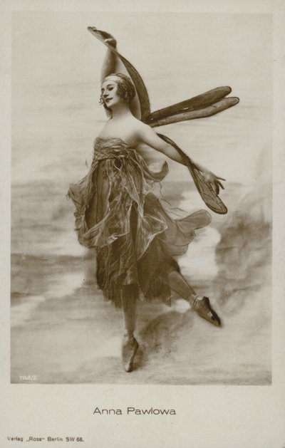 Anna Pavlova, Russische prima ballerina door Russian Photographer