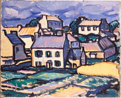 Ile de Brehat, Bretagne door Samuel John Peploe