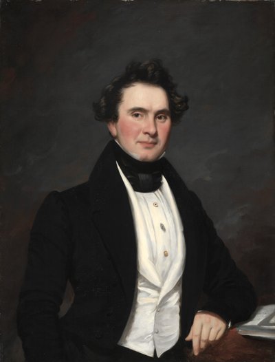 Portret van een man, 1832 door Samuel Lovett Waldo