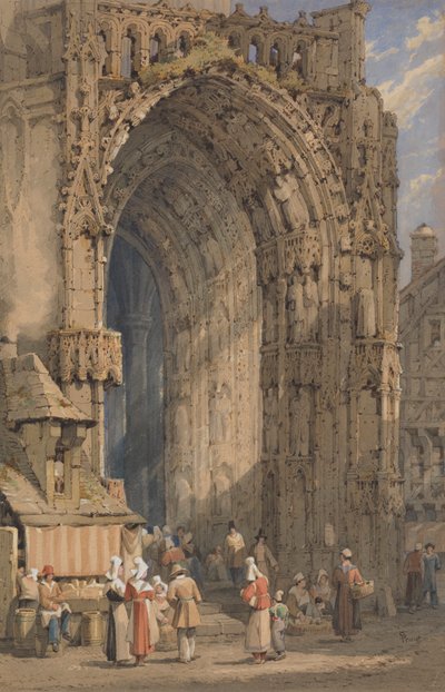 De Veranda, Kathedraal van Reims door Samuel Prout