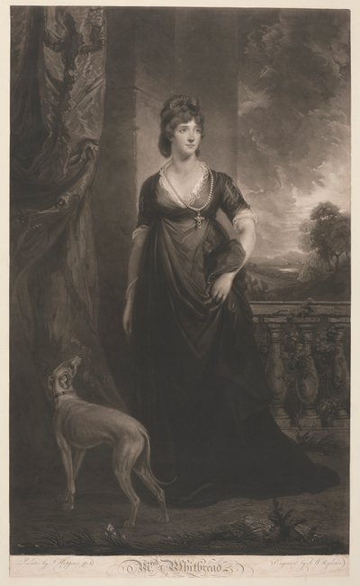 Mevrouw Whitbread door Samuel William Reynolds