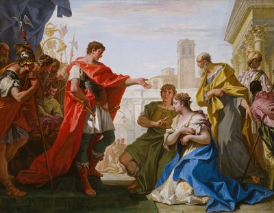 De Matigheid van Scipio, ca. 1706 door Sebastiano Ricci