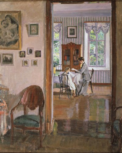 In een huis door Sergei Arsenevich Vinogradov