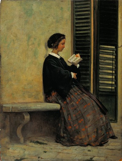 Lezen door Silvestro Lega