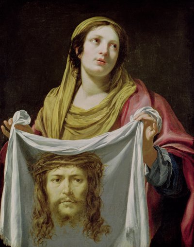 St. Veronica met de Heilige Lijkwade door Simon Vouet