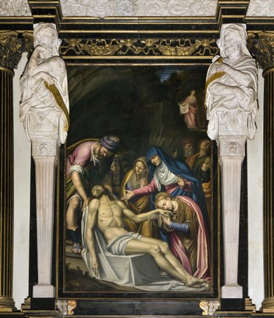 De kruisafneming, 1591 door Simone Veneziano Peterzano