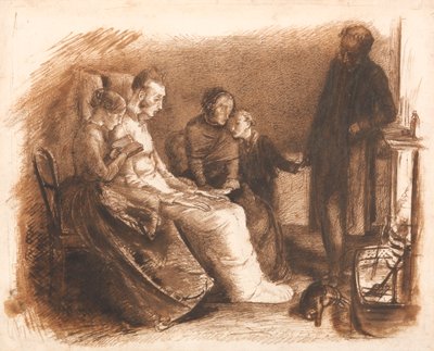 De stervende man door Sir John Everett Millais