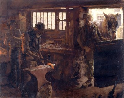 De Kleine Smidse door Stanhope Alexander Forbes