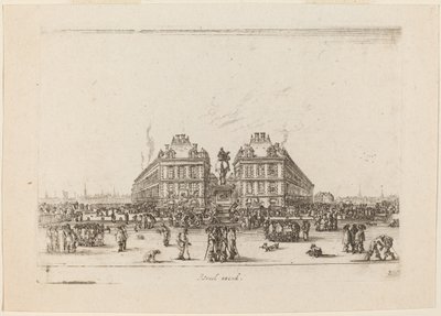 Place Dauphine, 1642 door Stefano della Bella