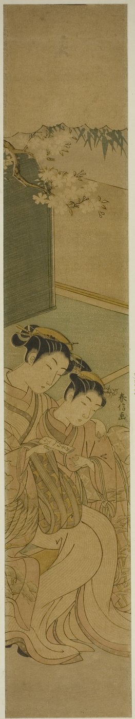 De liefdesbrief door Suzuki Harunobu