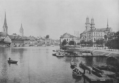 Zürich en de Limmat door Swiss Photographer