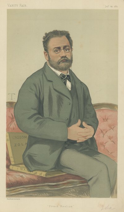 Emile Zola door Theobald Chartran