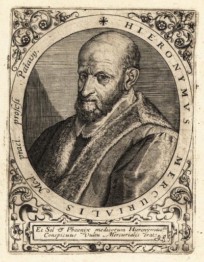 Girolamo Mercuriale, Italiaanse filoloog door Theodore de Bry